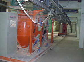 遼寧兩車同軌道雙斗電子稱量車